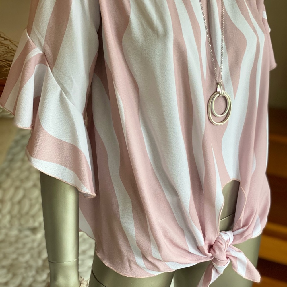 Off Shoulder Ruffle Top - Picture 2 of 14
